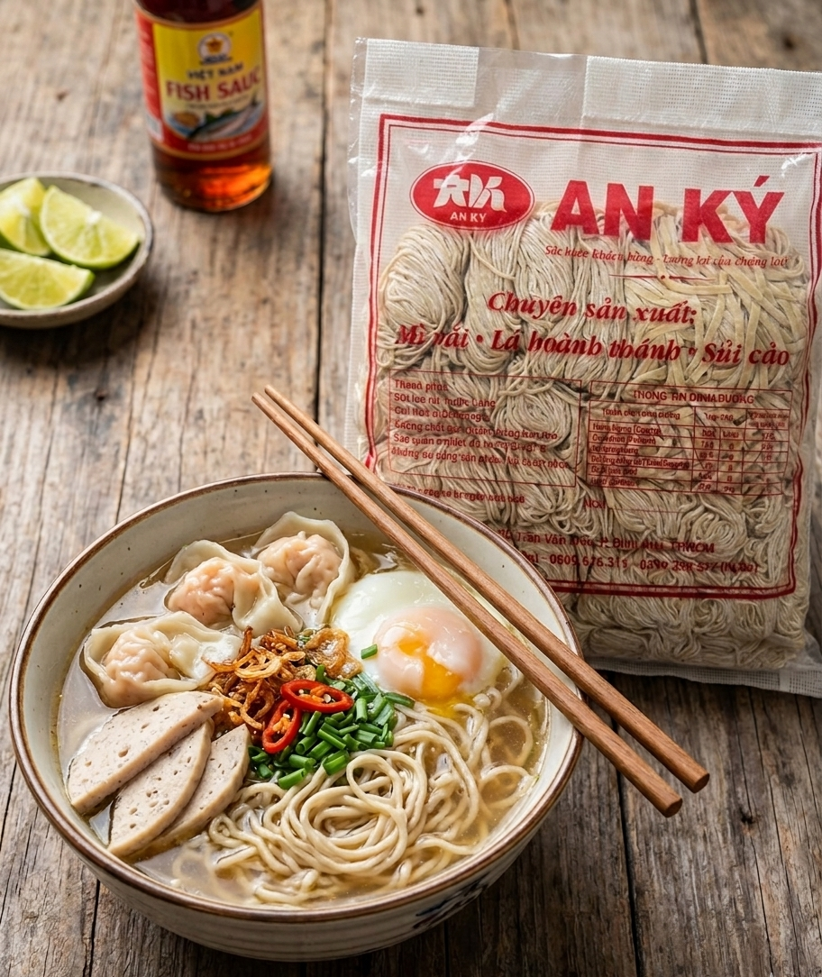 Lá hoành thánh An Kỳ 