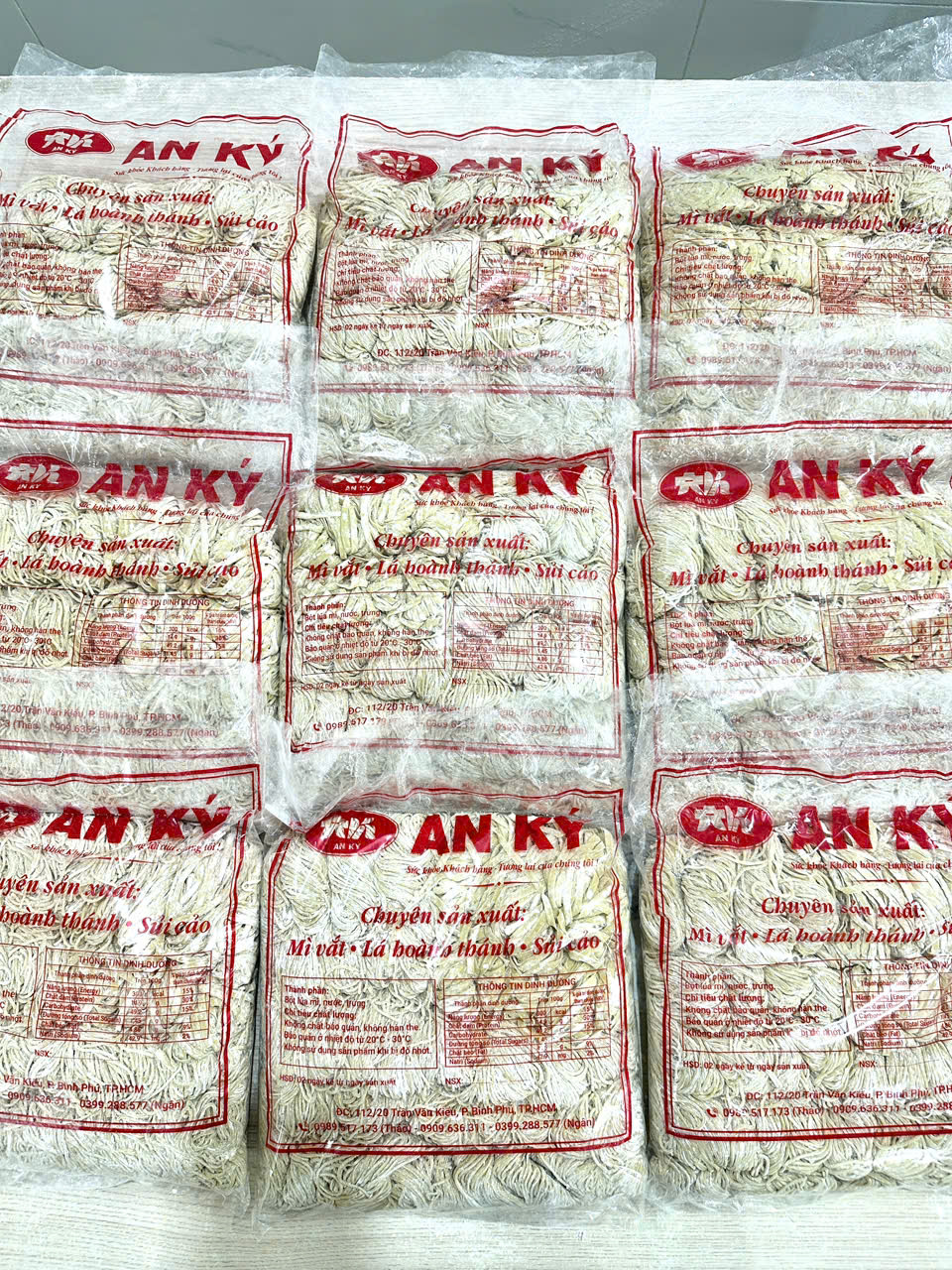 Mì vắt sợi lớn An Kỳ 